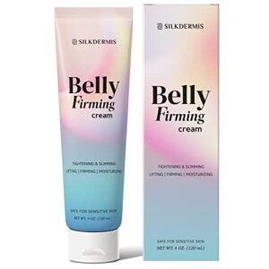 B Flat Belly Firming Cream – Skin Tightening & Cellulite Cream for Stomach, Thighs & Butt, Moisturizing Firming Lotion with Powerful Natural Ingredients , 120 ML
