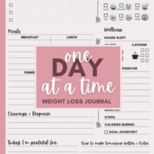Weight Loss Journal for Women: 12-Week Weight Loss Tracker Journal – Fun & Interactive Food & Fitness Planner for Weight Loss and Diet Plans With Daily Motivation